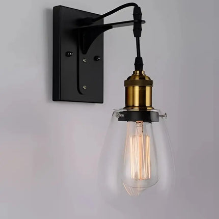 STRUNG Interior Surface Mounted Wall Light Black - STRUNG1-Wall Sconce-CLA Lighting