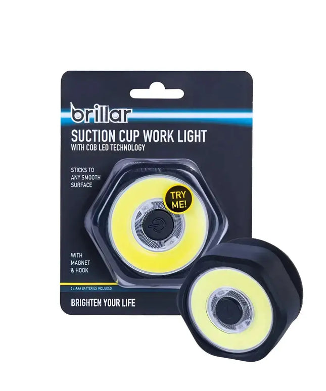 Suction Cup Worklight - Black-Flashlights-Brillar