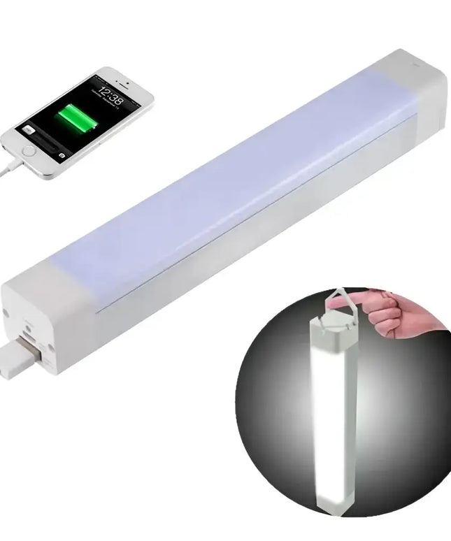 Super Bright LED HandyX Rechargeable Portable Light with internal power bank to charge mobile devices-Camping light-Dropli