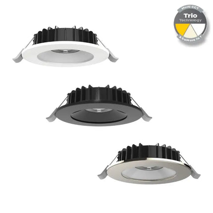 Swap Sleek 8W Tricolour Dimmable LED Downlight - 90mm cut out - Home & Garden > Lighting > Ceiling Lights