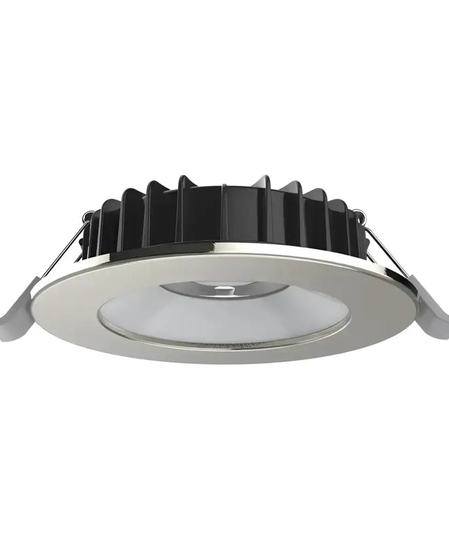 Domus Swap Sleek 8W Satin Chrome TRIO LED Downlight - 90mm cut out - Home & Garden > Lighting > Ceiling Lights