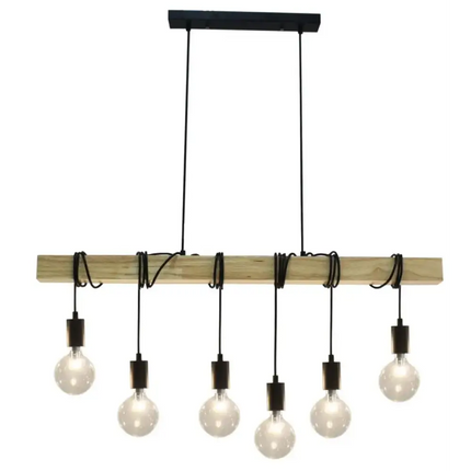 Tibery 6 Lights Pendant Light - LL002PL034-Island Pendant Lights-Lexi Lighting