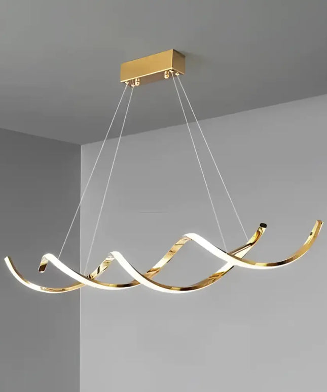 TIFFANY 1.2m Titanium Gold LED Pendant Light - Home & Garden > Lighting > Ceiling Lights