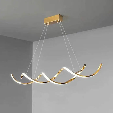 TIFFANY 1.2m Titanium Gold LED Pendant Light - Home & Garden > Lighting > Ceiling Lights