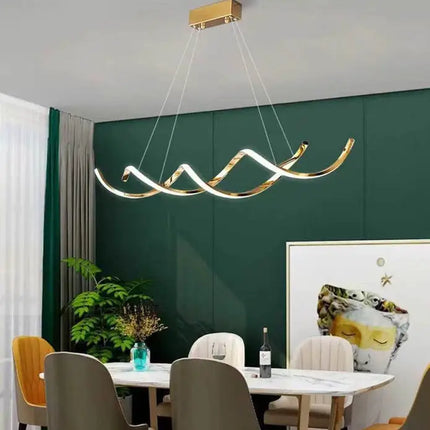 TIFFANY 1.2m Titanium Gold LED Pendant Light - Home & Garden > Lighting > Ceiling Lights