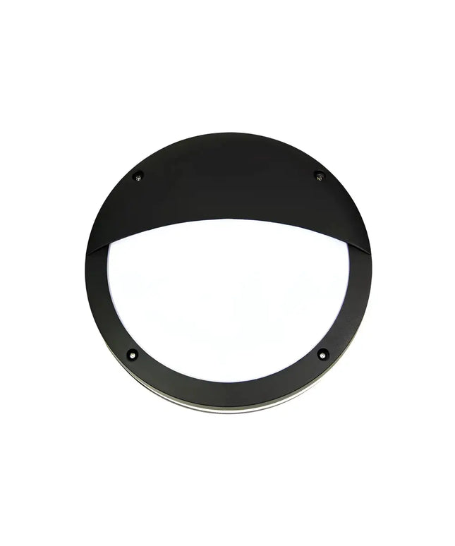 Tonato 2 Light Wall Light Eyelid Black - OL7902BK-Exterior Wall Lights-Oriel Lighting