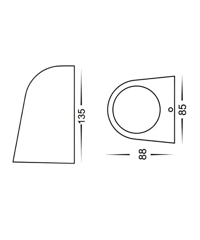TORQUE 240V GU10 Exterior Surface Mounted Wall Light Antique Brass IP65 - TORQUE3-Exterior Wall Lights-CLA Lighting