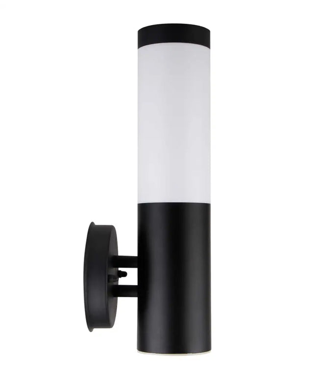 Torre Exterior Wall Light 304 Stainless Steel Black IP44 - TORRE1-Exterior Wall Lights-CLA Lighting