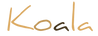 Logo of the brand 'Koala' with a stylized 'K' and 'O' on a white background.