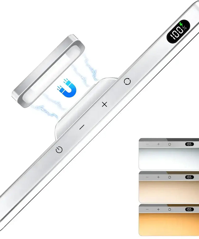 Rechargeable Dimmable Mirror Light 3-Color Adjustable Lamp