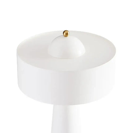 Tristan Sculptured White Floor Lamp - Home & Garden > Lighting > Table Lamps