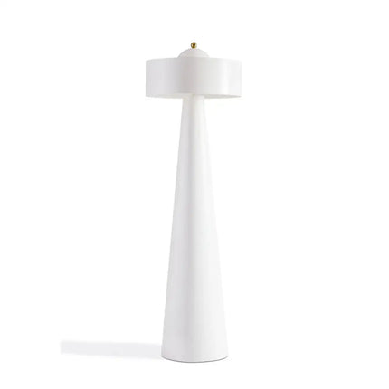 Tristan Sculptured White Floor Lamp - Home & Garden > Lighting > Table Lamps