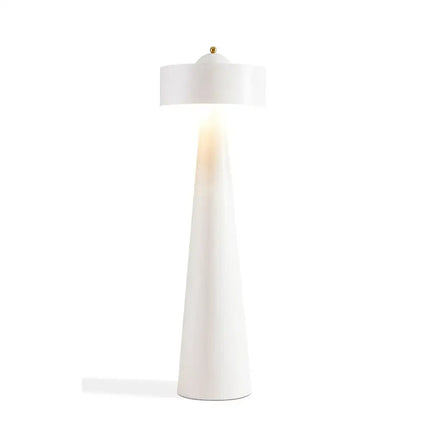 Tristan Sculptured White Floor Lamp - Home & Garden > Lighting > Table Lamps