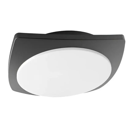 ULAN Exterior LED Wall / Ceiling Light Dark Grey 20W 3000K IP65-Exterior Wall Lights-CLA Lighting