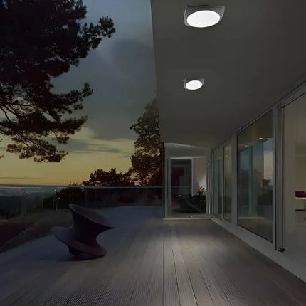 ULAN Exterior LED Wall / Ceiling Light Dark Grey 20W 3000K IP65-Exterior Wall Lights-CLA Lighting