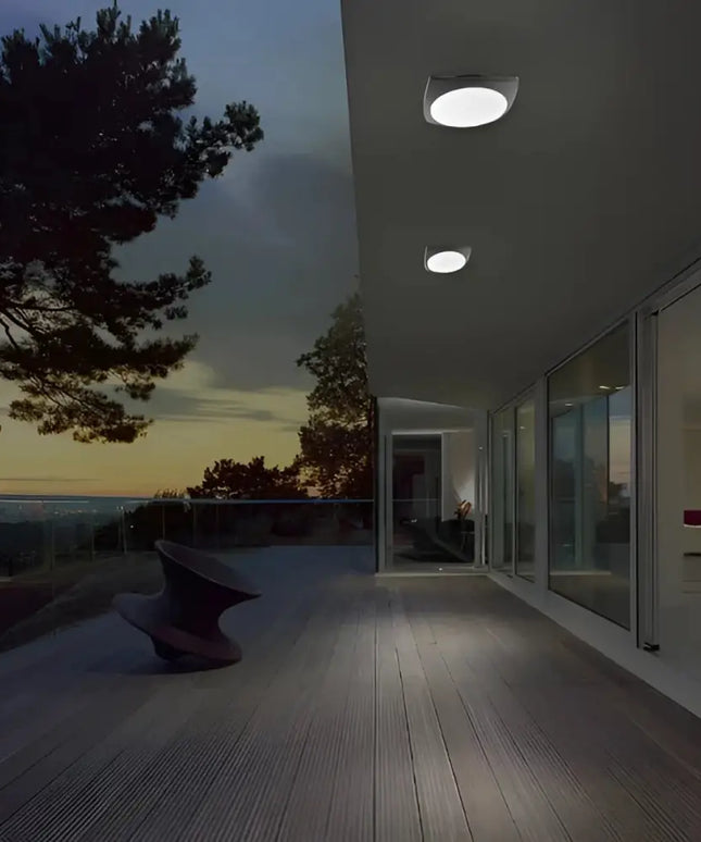 ULAN Exterior LED Wall / Ceiling Light White 20W 3000K IP65 - ULAN2-Exterior Wall Lights-CLA Lighting