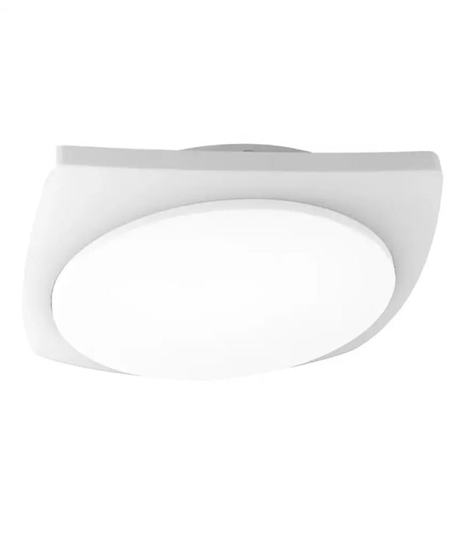 ULAN Exterior LED Wall / Ceiling Light White 20W 3000K IP65 - ULAN2-Exterior Wall Lights-CLA Lighting