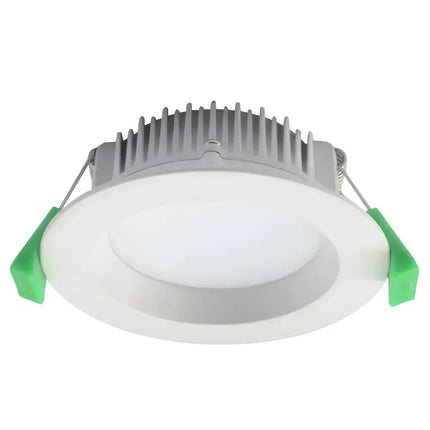 Uluru Pro 13W Tri Colour Dimmable LED Downlight – 90mm Cut Out IC 4 IP44 | White Black & Satin Chrome White Home &
