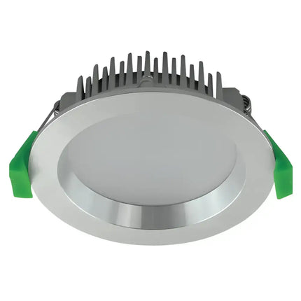 Uluru Pro 13W Tri Colour Dimmable LED Downlight – 90mm Cut Out IC 4 IP44 | White Black & Satin Chrome Silver Home &