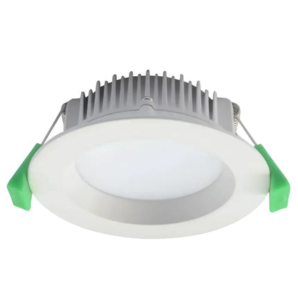 Uluru Pro 13W Tri Colour Dimmable LED Downlight – 90mm Cut Out IC 4 IP44 | White Black & Satin Chrome White Home &