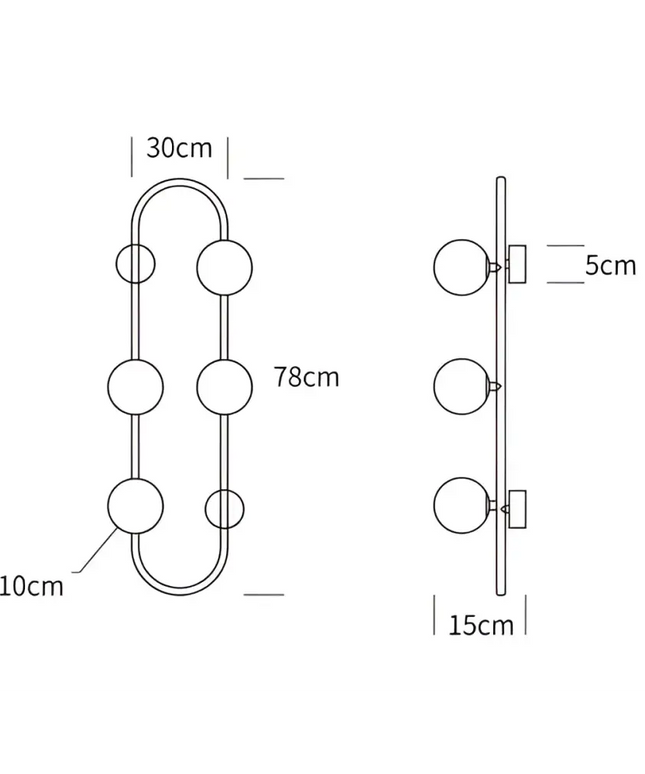 Vägg Large Brass Wall Light-Wall Light-COPY