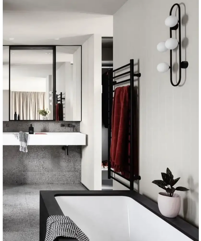 Vägg Large Matte Black Wall Light-Wall Light-COPY