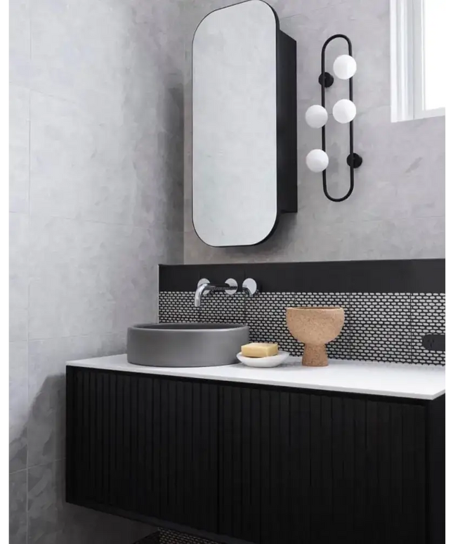 Vägg Large Matte Black Wall Light-Wall Light-COPY