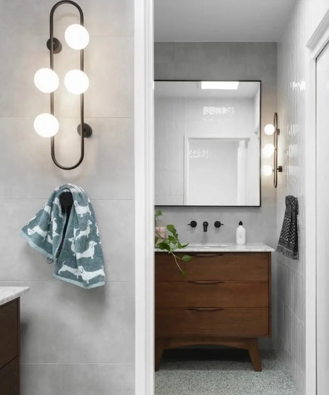 Vägg Large Matte Black Wall Light-Wall Light-COPY