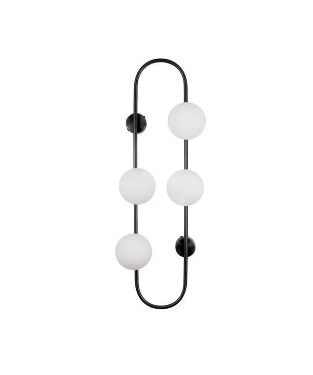 Vägg Large Matte Black Wall Light-Wall Light-COPY