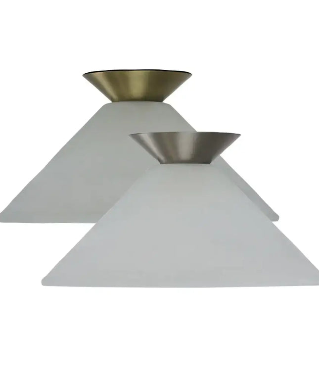 Vamp DIY Alabaster Glass DIY 290mm-DIY Batten Fix Lights-Oriel Lighting