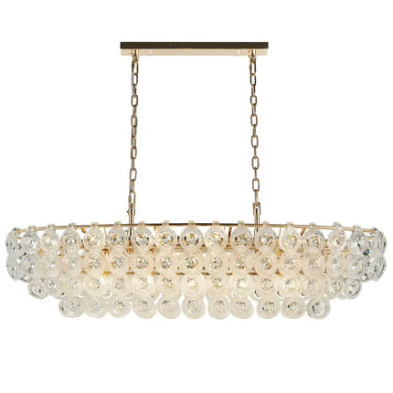 Vela Sophisticated Prism Glass Chandelier - Pendant Light