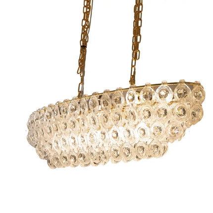 Vela Sophisticated Prism Glass Chandelier - Pendant Light