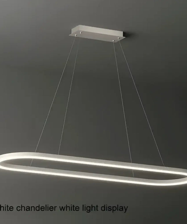 Velar Black Oval Adjustable LED Pendant Light - Home & Garden > Lighting > Ceiling Lights