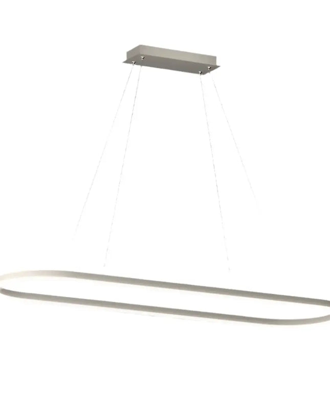 Velar White Oval Adjustable LED Pendant Light - Home & Garden > Lighting > Ceiling Lights