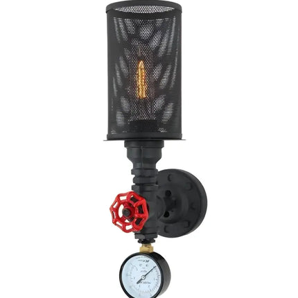 VENETO Black Iron Interior Surface Mounted 1 Light Wall Light - VENETO-W1-Wall Sconce-CLA Lighting