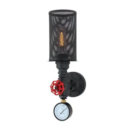 VENETO Black Iron Interior Surface Mounted 1 Light Wall Light - VENETO-W1-Wall Sconce-CLA Lighting