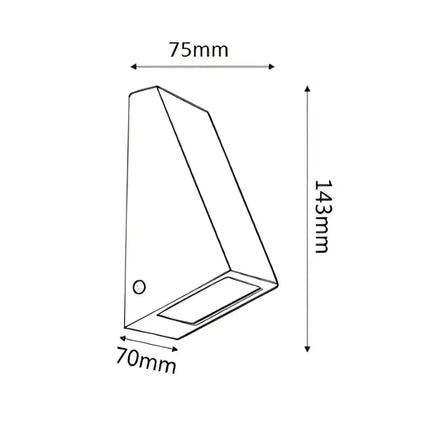 WEDGE Exterior Wall Light Copper IP44 - WEDGEGC-Exterior Wall Lights-CLA Lighting