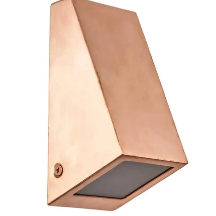 WEDGE Exterior Wall Light Copper IP44 - WEDGEGC-Exterior Wall Lights-CLA Lighting