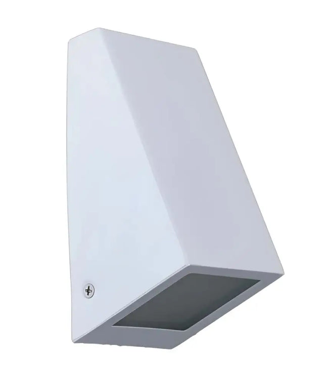 WEDGE Exterior Wall Light White IP44 - WEDGEGWH-Exterior Wall Lights-CLA Lighting