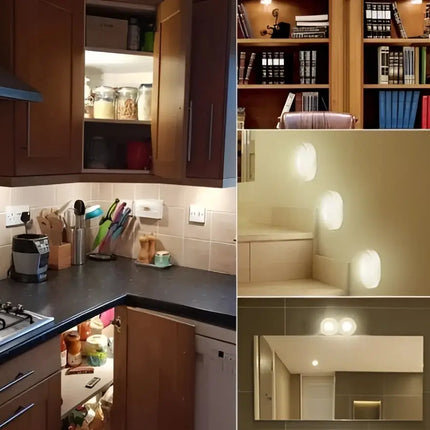 Wireless Peel n Stick Lights with COB LED Technology 2pk--Brillar