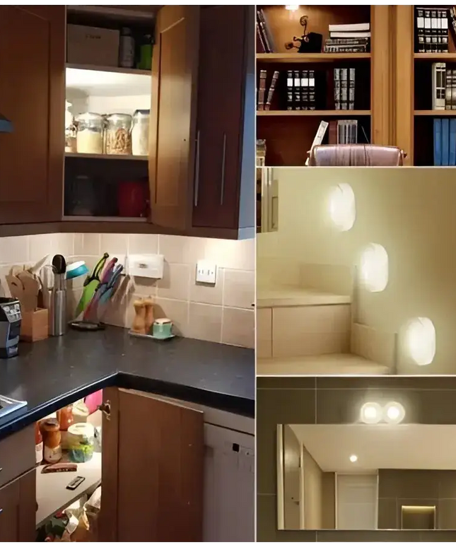 Wireless Peel n Stick Lights with COB LED Technology 2pk--Brillar