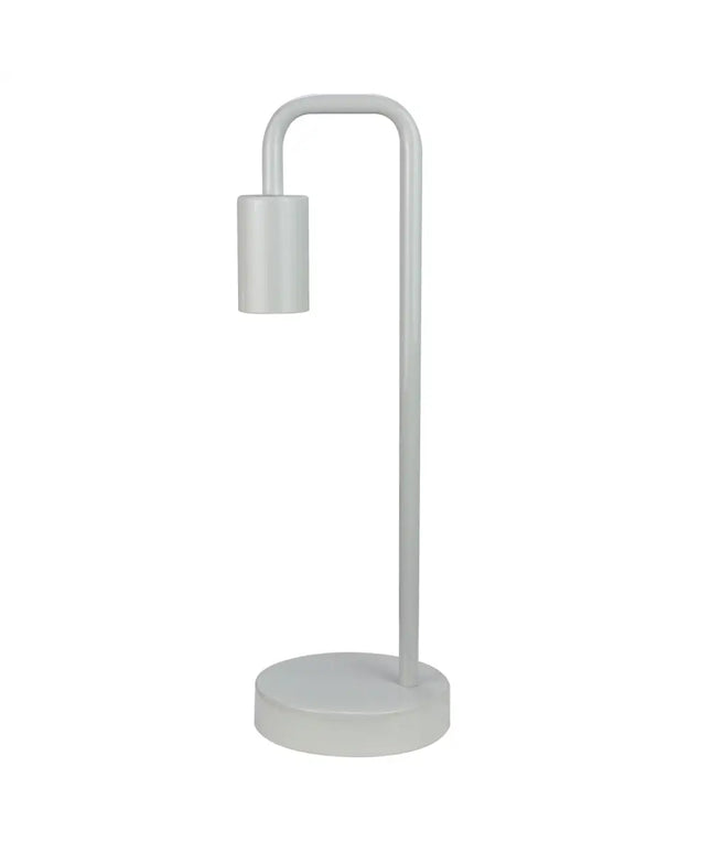 York Table Lamp Grey-TABLE AND FLOOR LAMPS-Oriel