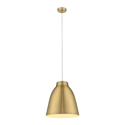 Zoey 400 Brushed Brass Pendant
