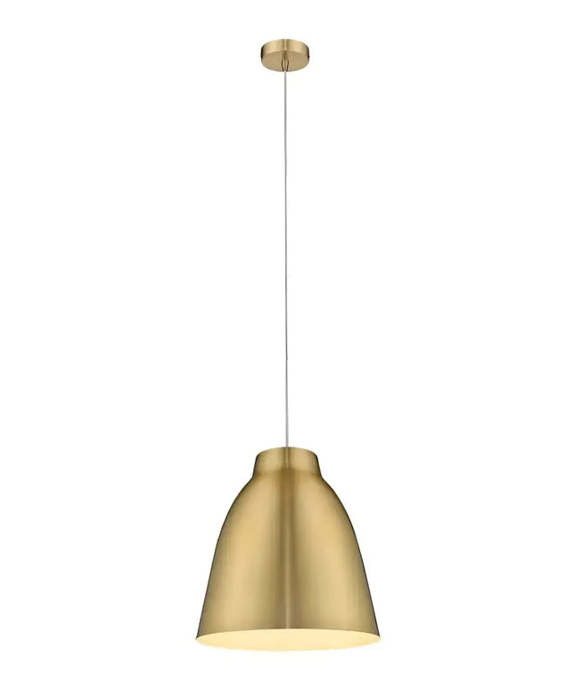 Zoey 400 Brushed Brass Pendant
