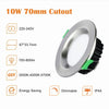 ALICE 10W Tri-Colour Dimmable LED Mini Downlight 70mm cut out-LED Downlight-Alusso