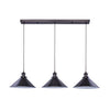 Brightyts 3 Light Island Pendant Pewter - LL002PL110-Island Pendant Lights-Lexi Lighting