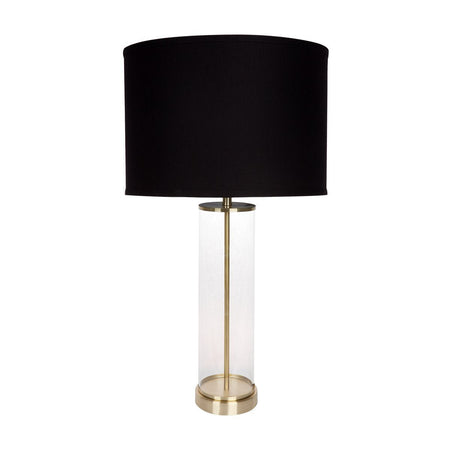 East Side Table Lamp - Brass with Black Shade--Cafe Lighting and Living