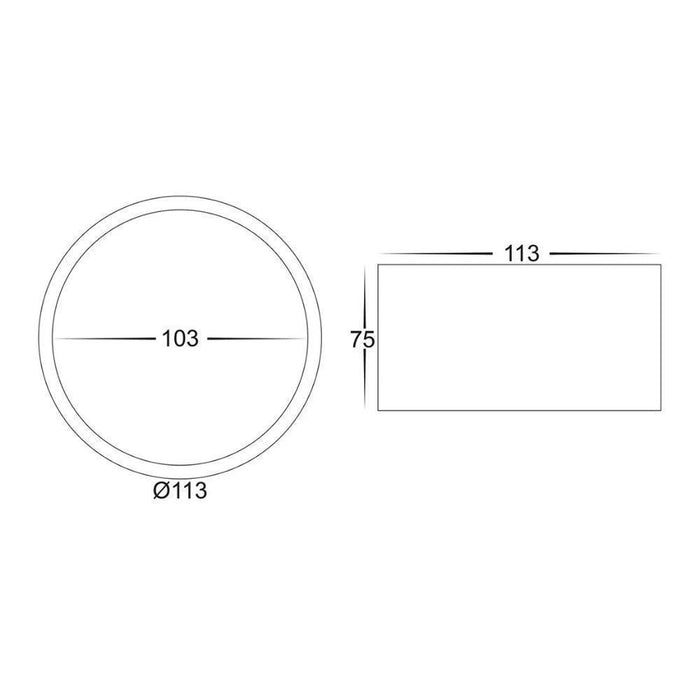 Havit NELLA - 7W/12W/18W/20W/30W LED Tri-Colour Dimmable Surface Mount Downlight IP54-DOWNLIGHTS-Havit Lighting