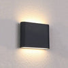 HAYDEN 12W Up/Down Matt Black LED Wall Lamp IP54-General-COPY