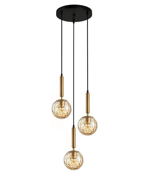 3 bulb cluster pendant shop light